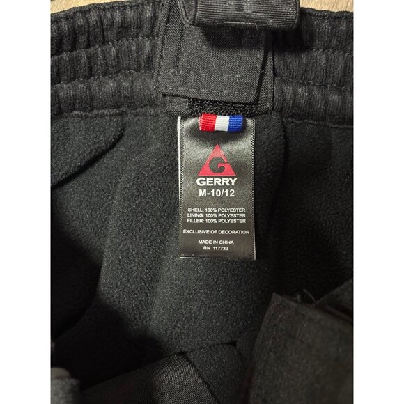 GERRY KIDS SNOW WINTER BIB PANTS W-SUSPENDERS SIZE M-10/12 SKI OUTDOOR LINED - Picture 5 of 6